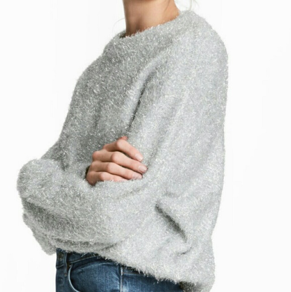 silver sparkly sweaters